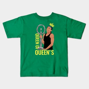 Coco Gauff - Queen of Queens Kids T-Shirt